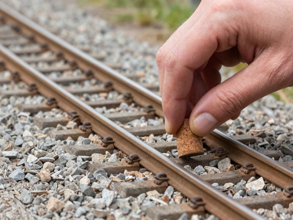 Modellbahn Gleisbettung