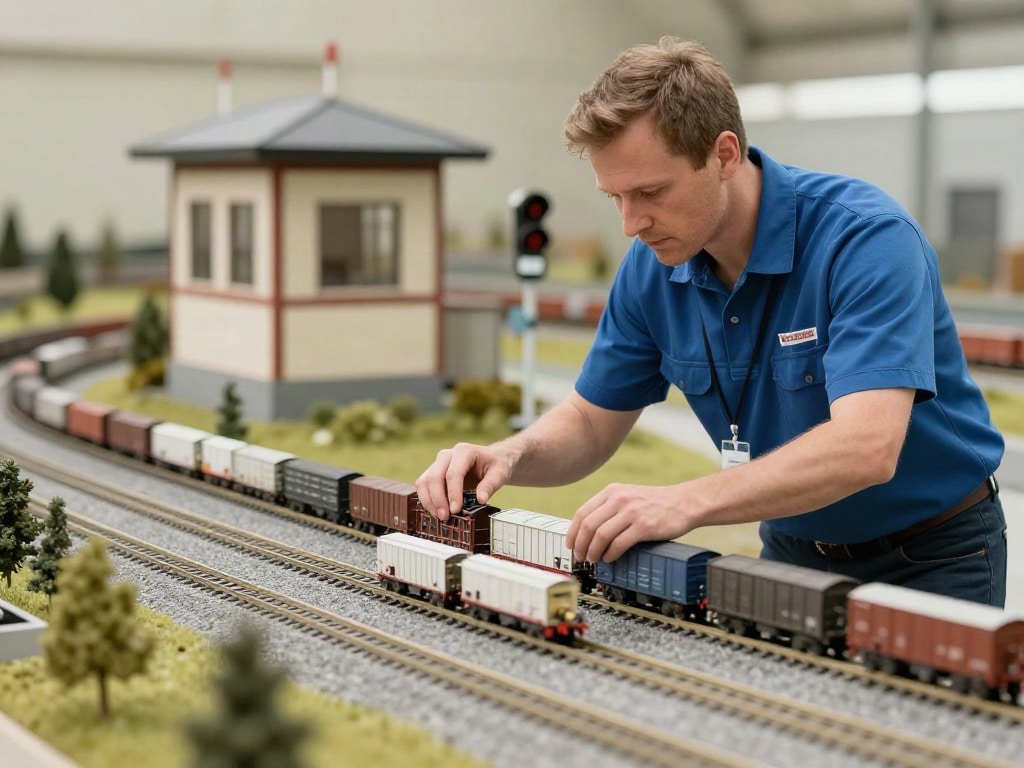 Modellbahn Güterbahnhof