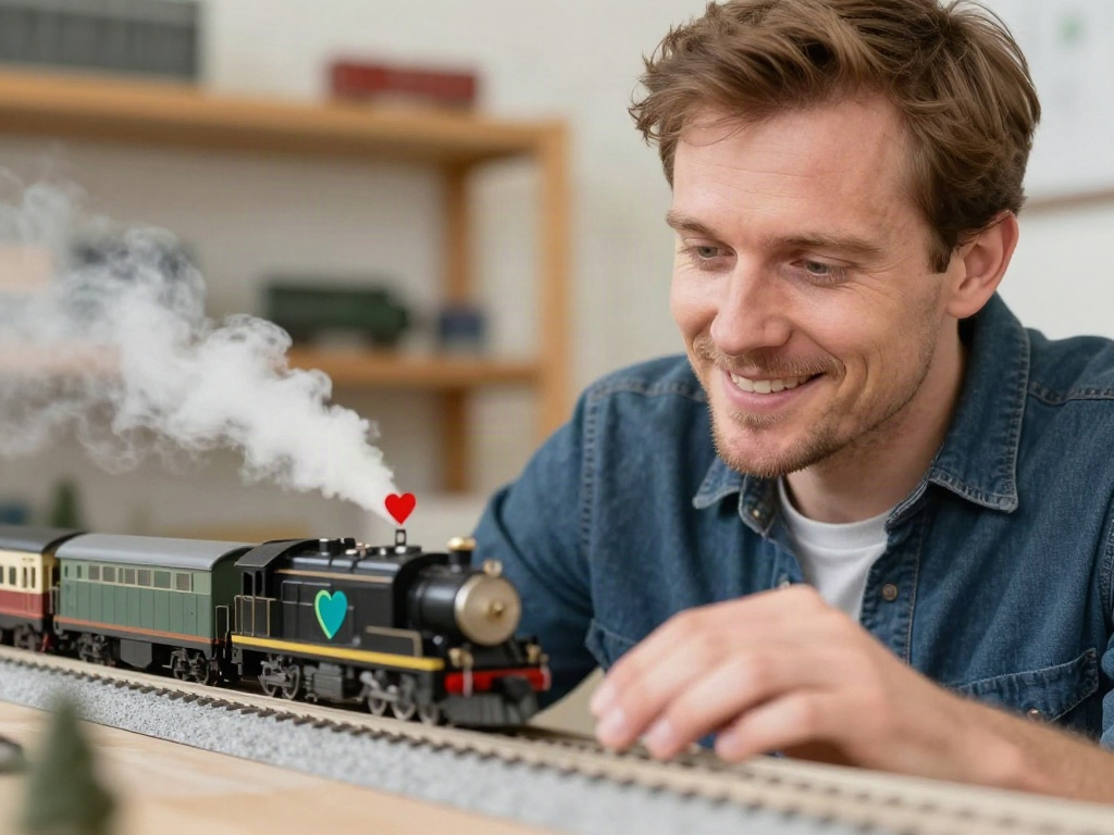 Modellbahn Weiche polarisiert