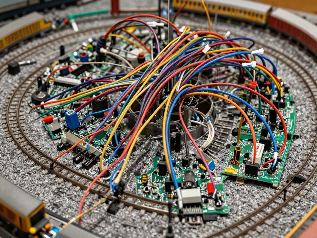 Modelleisenbahn Kabel Farben