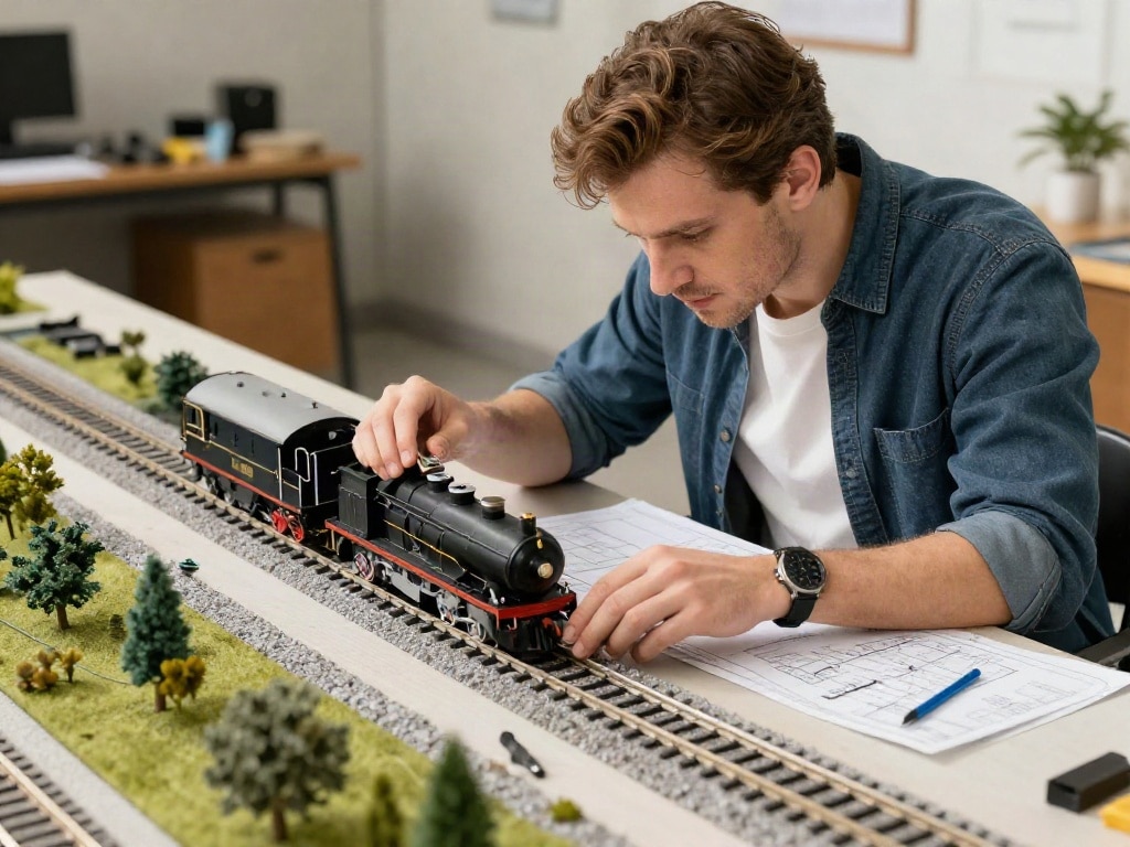 Modellbahn Gleise verlegen