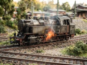 Modellbahn Lok wird heiß
