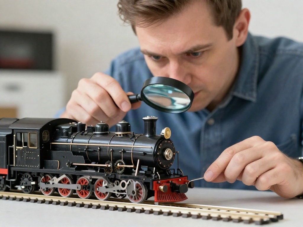 Modellbahn Lok wird heiß