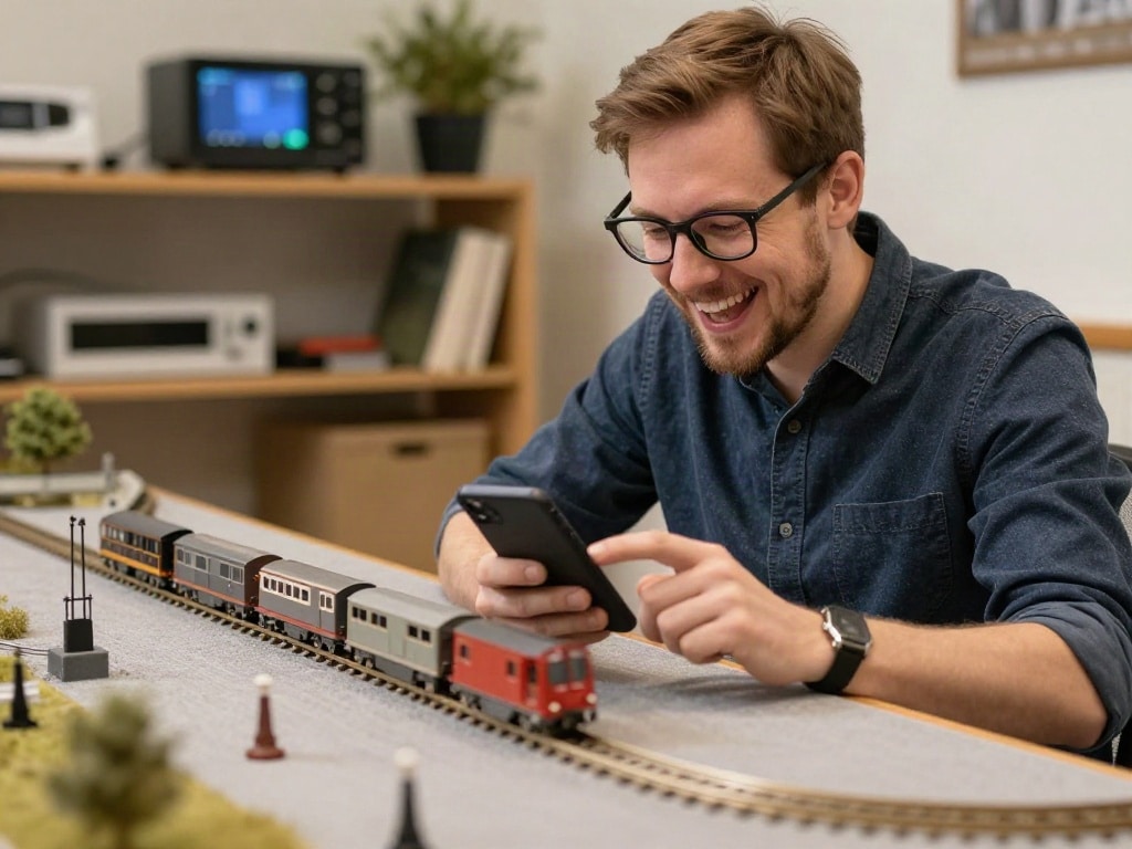 Modelleisenbahn Smartphone Steuerung