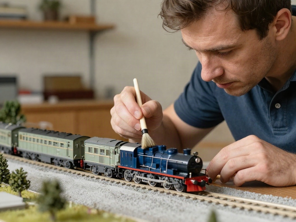 Modelleisenbahn reinigen