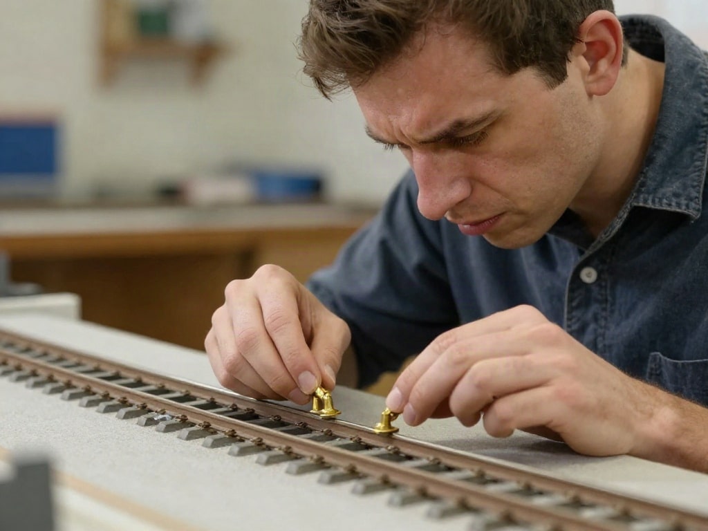 Modellbahn Schienenverbinder