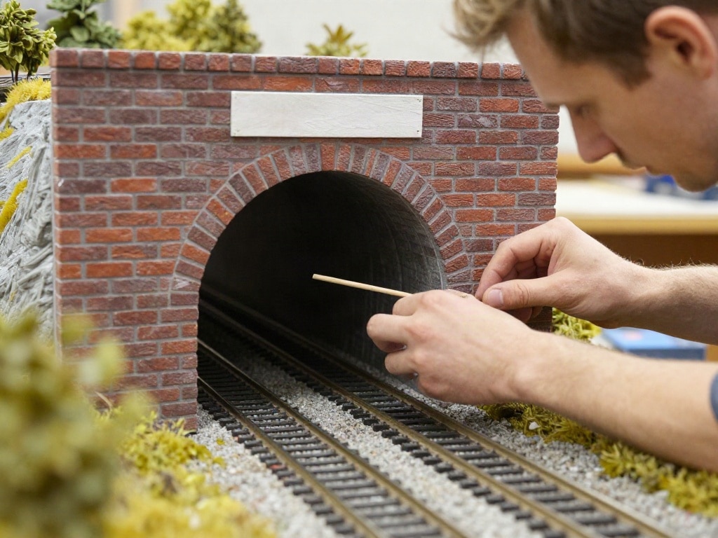 Modelleisenbahn Tunnelportal