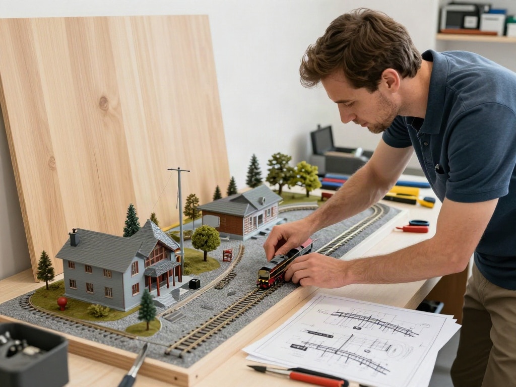 Modelleisenbahn Unterbau